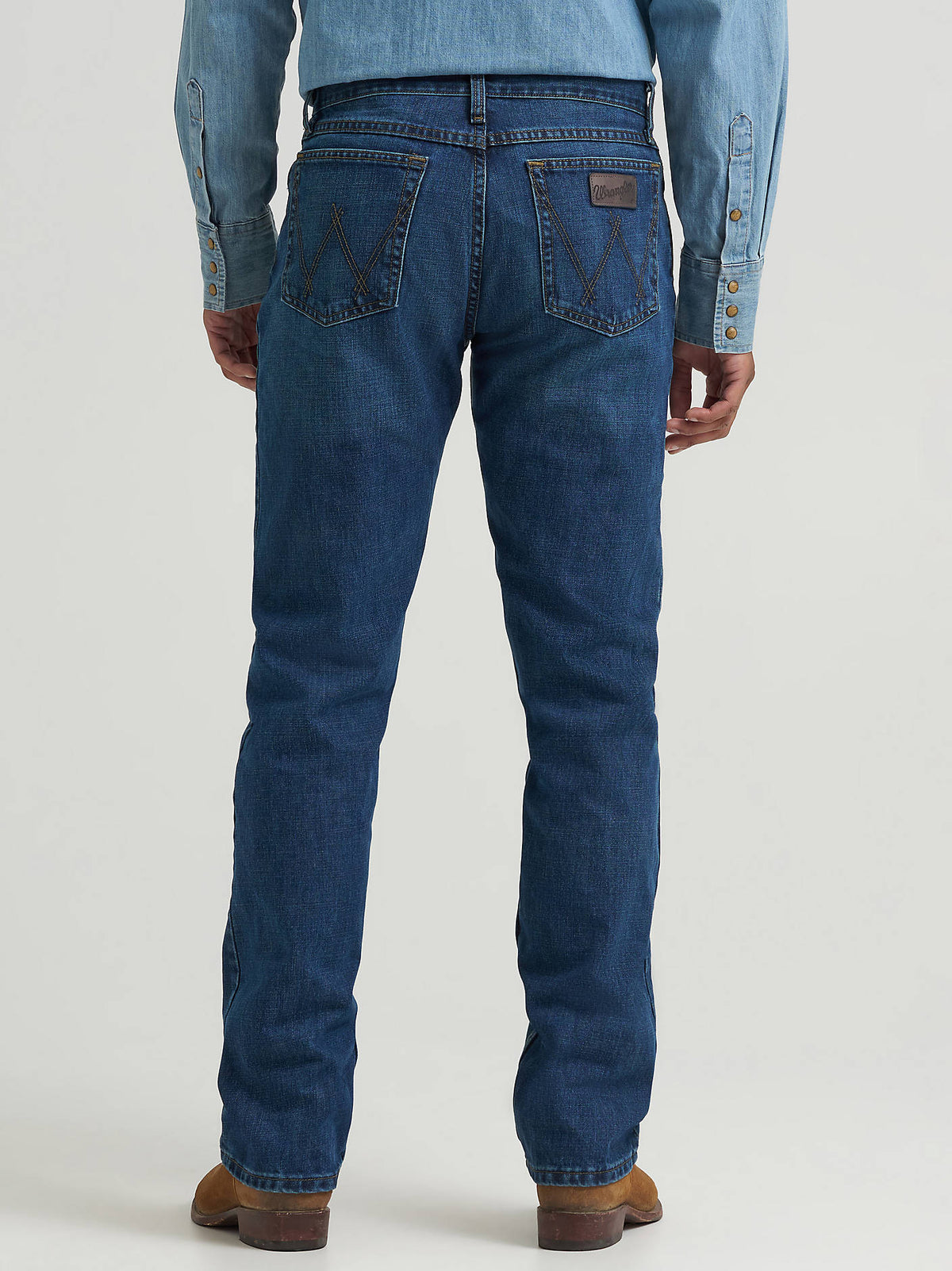 Wrangler Men's 20X No. 02 Competition Regular Fit Jeans in Dillon, back view