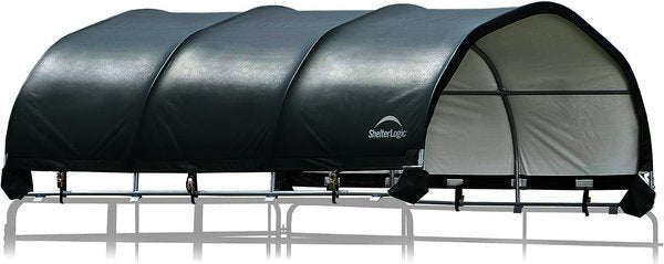 12X12X5.5' Grn Corral Shelter - The Farm Store
