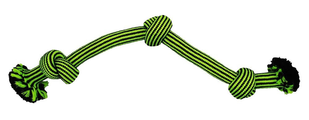 Jolly Pets Knot-N-Chew 3-knot rope toy