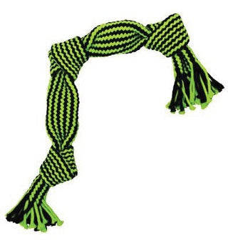 Jolly Pets Knot-N-Chew three-knot squeaker rope toy