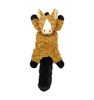 Jolly Pets Fat Tails Horse plush dog toy