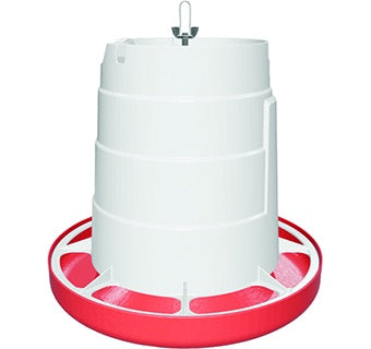 DELUXE PLASTIC HANGING POULTRY FEEDER 22 LB
