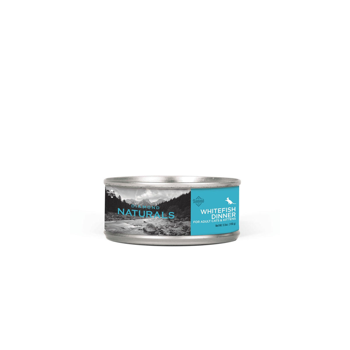 Diamond Naturals Whitefish Dinner for Adult Cats and Kittens, 5.5 oz can