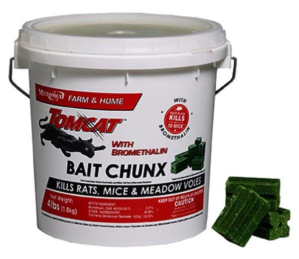 Tomcat Rat & Mice Bait Chunx, 4 lb Tub