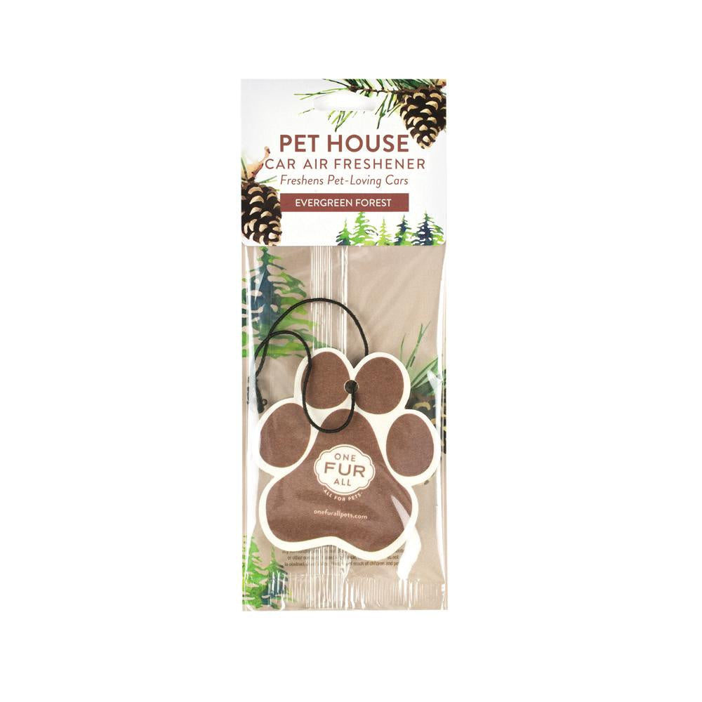 Pet House Car Air Freshener — Evergreen Forest
