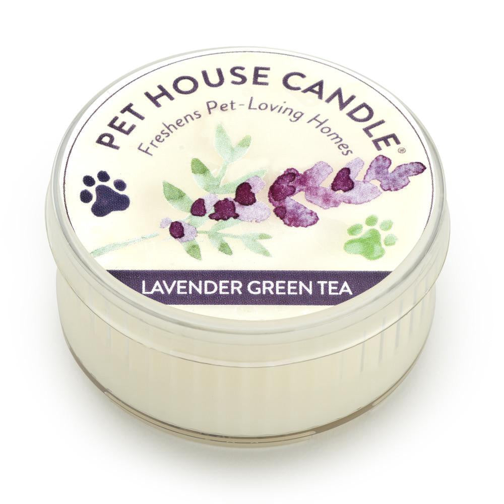 Pet House Odor-Eliminating Mini Candle — Lavender Green Tea