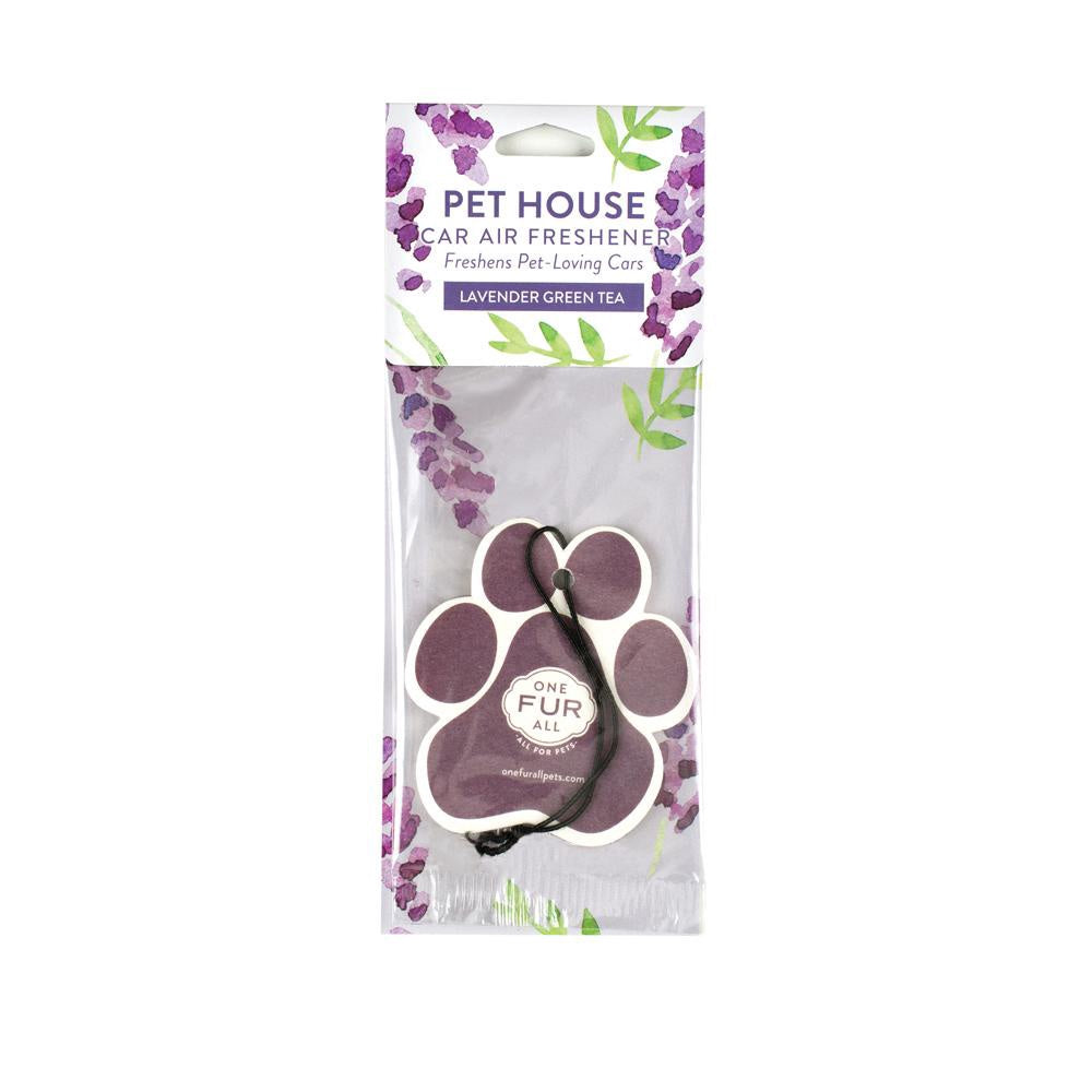 Pet House Car Air Freshener — Lavender Green Tea