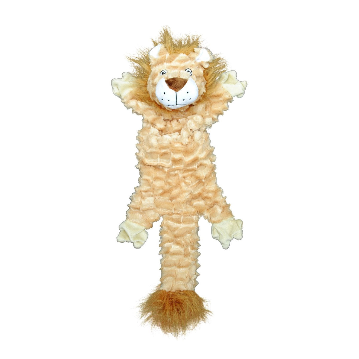 Jolly Pets Fat Tails Lion plush dog toy