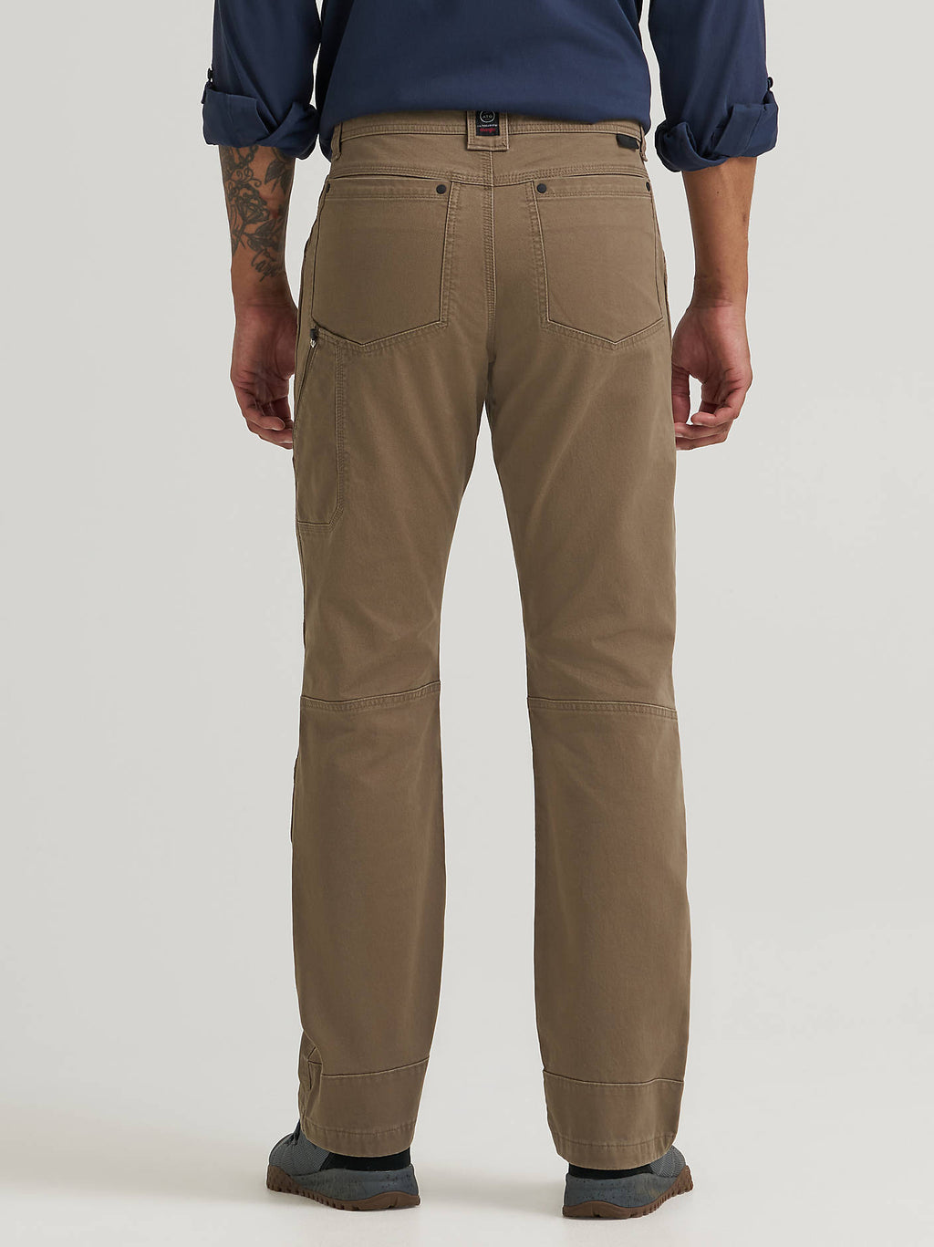 Wrangler Men's ATG Jackson Utility Pants in Morel, back view