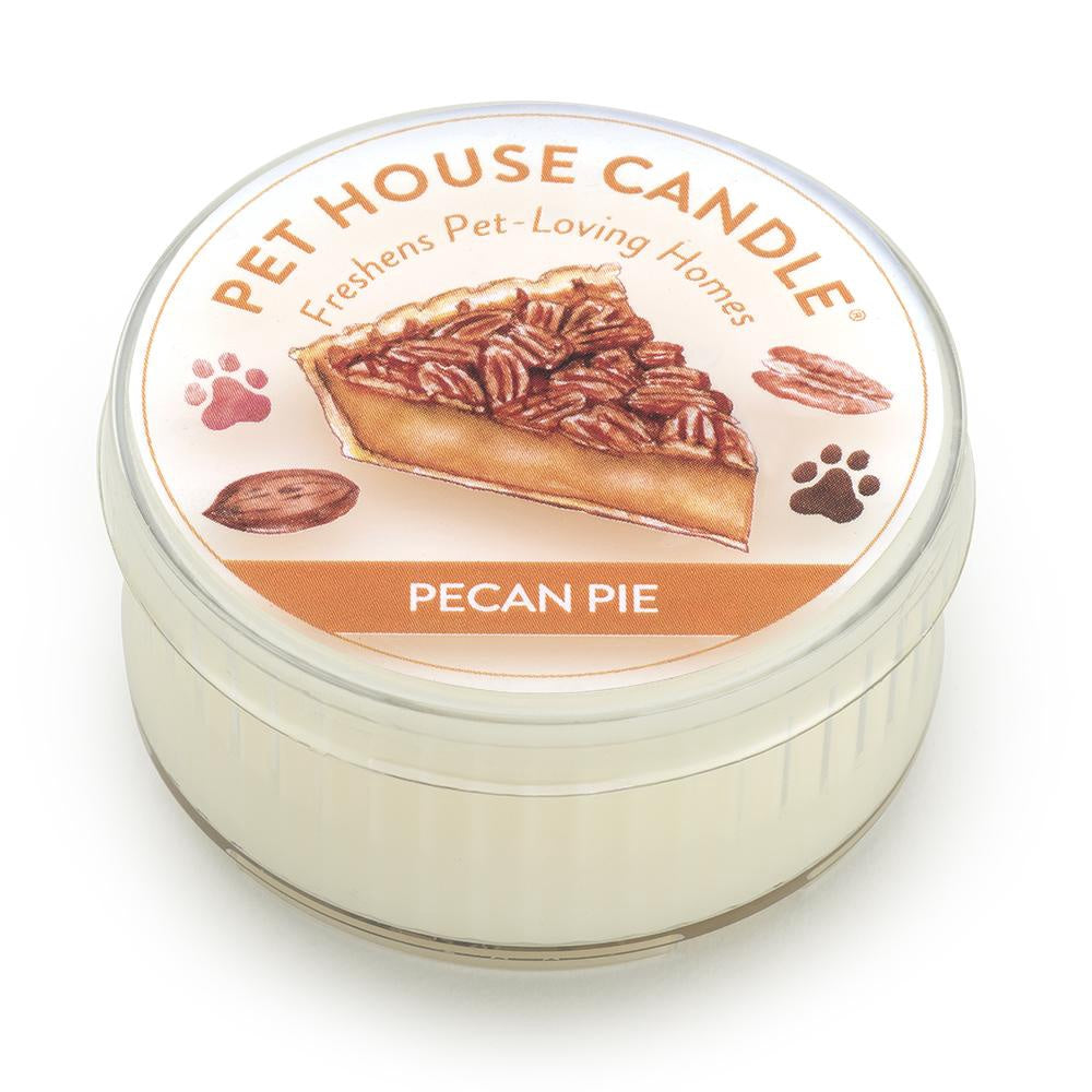 Pet House Odor-Eliminating Mini Candle — Pecan Pie