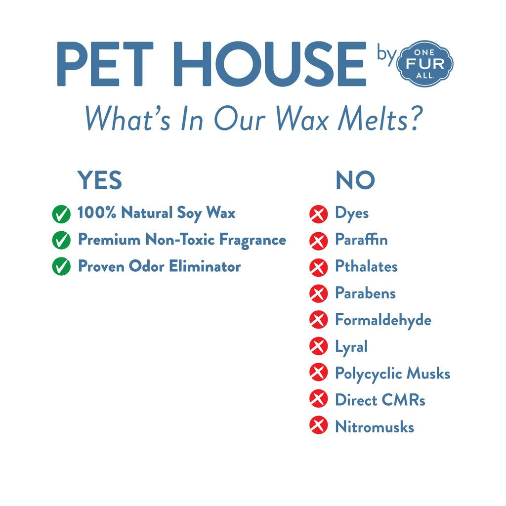 Pet House Odor Eliminating Wax Melts 3 oz.