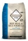 A bag of Diamond Naturals Beef Meal and Rice Formula dry dog food.