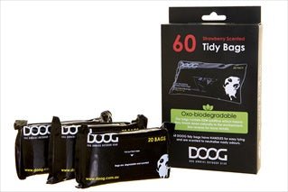 Doog Pick Up Bags, Strawberry Scented, 3 Packs of 20 Bags - The Farm Store