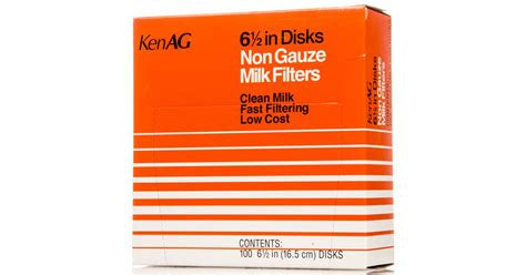 KenAG 6 1/2" Milk Filter