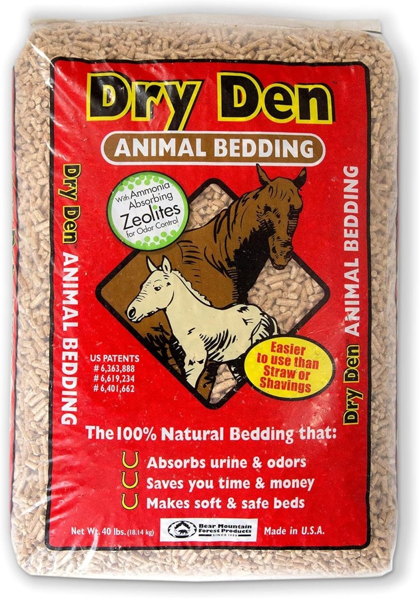 Dry Den Pellet: Natural Zeolite Animal Bedding & Odor Control
