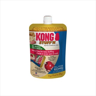 KONG Stuff N peanut butter, banana and bacon pouch, 6 oz