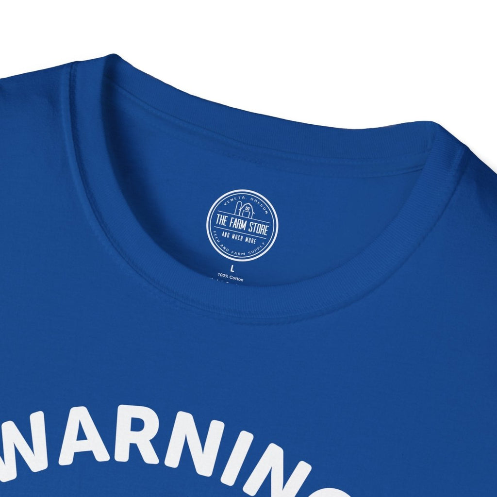 Goat Lover T‑Shirt — "Warning: May Spontaneously Talk About Goats" Tee - The Farm Store