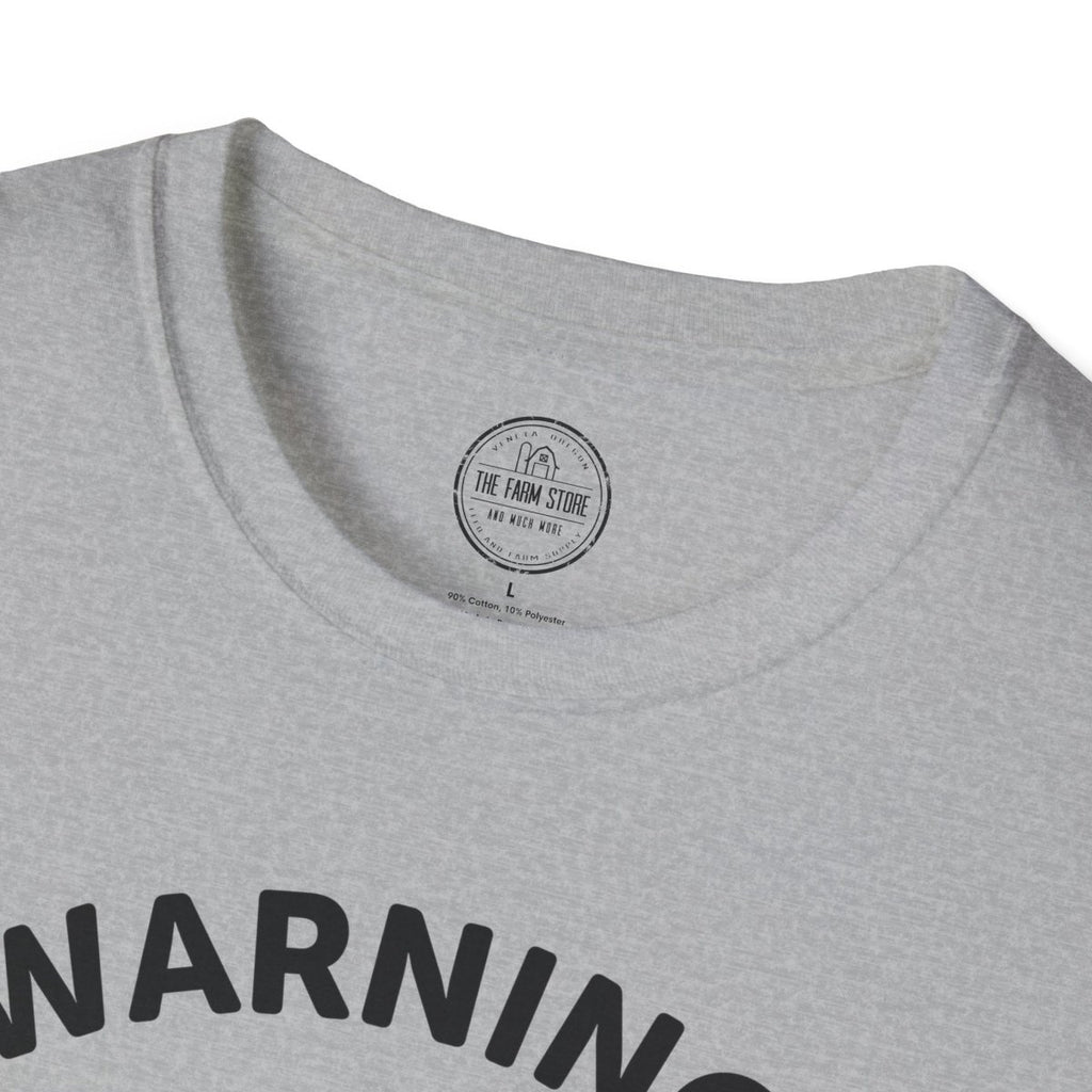 Goat Lover T‑Shirt — "Warning: May Spontaneously Talk About Goats" Tee - The Farm Store