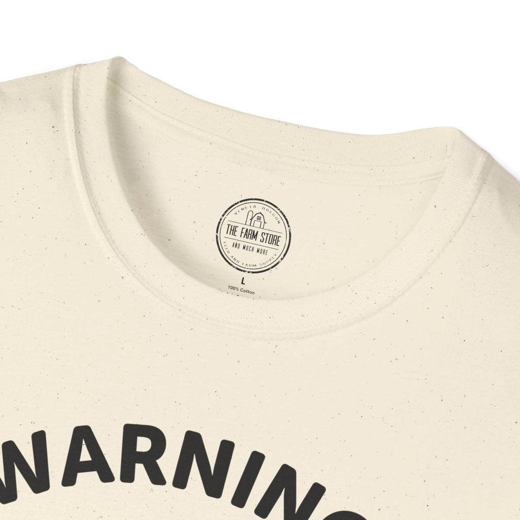 Goat Lover T‑Shirt — "Warning: May Spontaneously Talk About Goats" Tee - The Farm Store