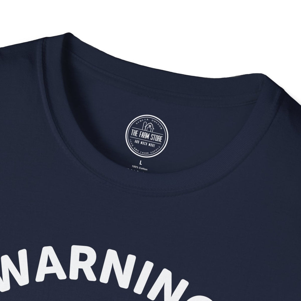 Goat Lover T‑Shirt — "Warning: May Spontaneously Talk About Goats" Tee - The Farm Store