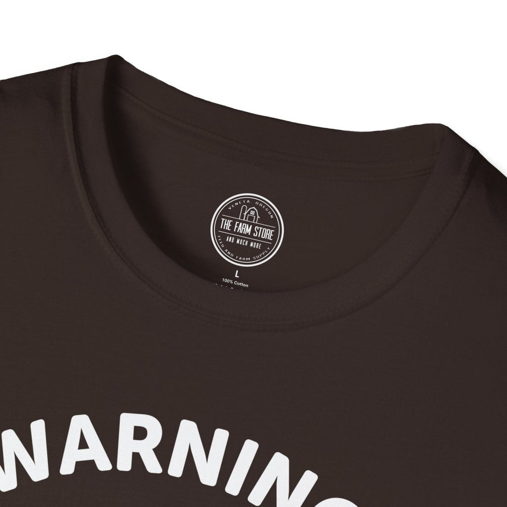 Goat Lover T‑Shirt — "Warning: May Spontaneously Talk About Goats" Tee - The Farm Store
