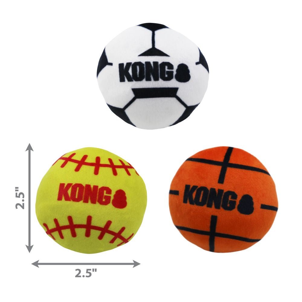 Kong Cat Sport Balls, Assorted, 2 Pack - The Farm Store