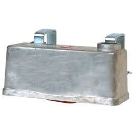 Little Giant float valve featuring a durable aluminum housing for stock tanks and troughs.