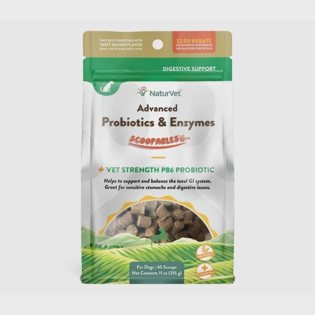 NaturVet Advanced Probiotics & Enzymes For Dogs - The Farm Store