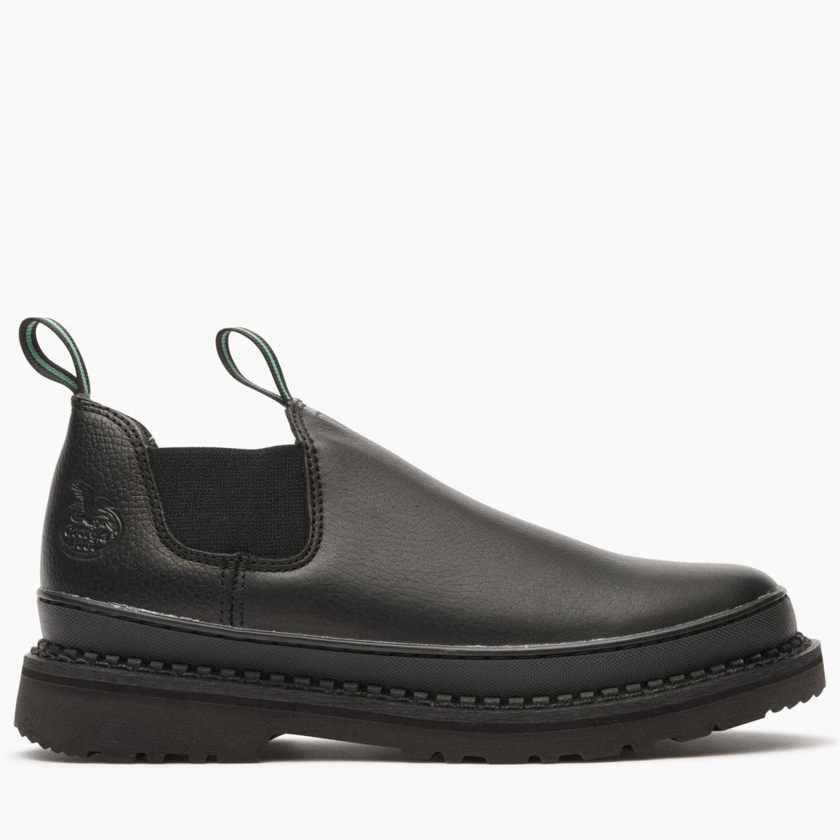 Georgia Giant Men's Romeo Slip-On Work Shoes — Black GR270 profile
