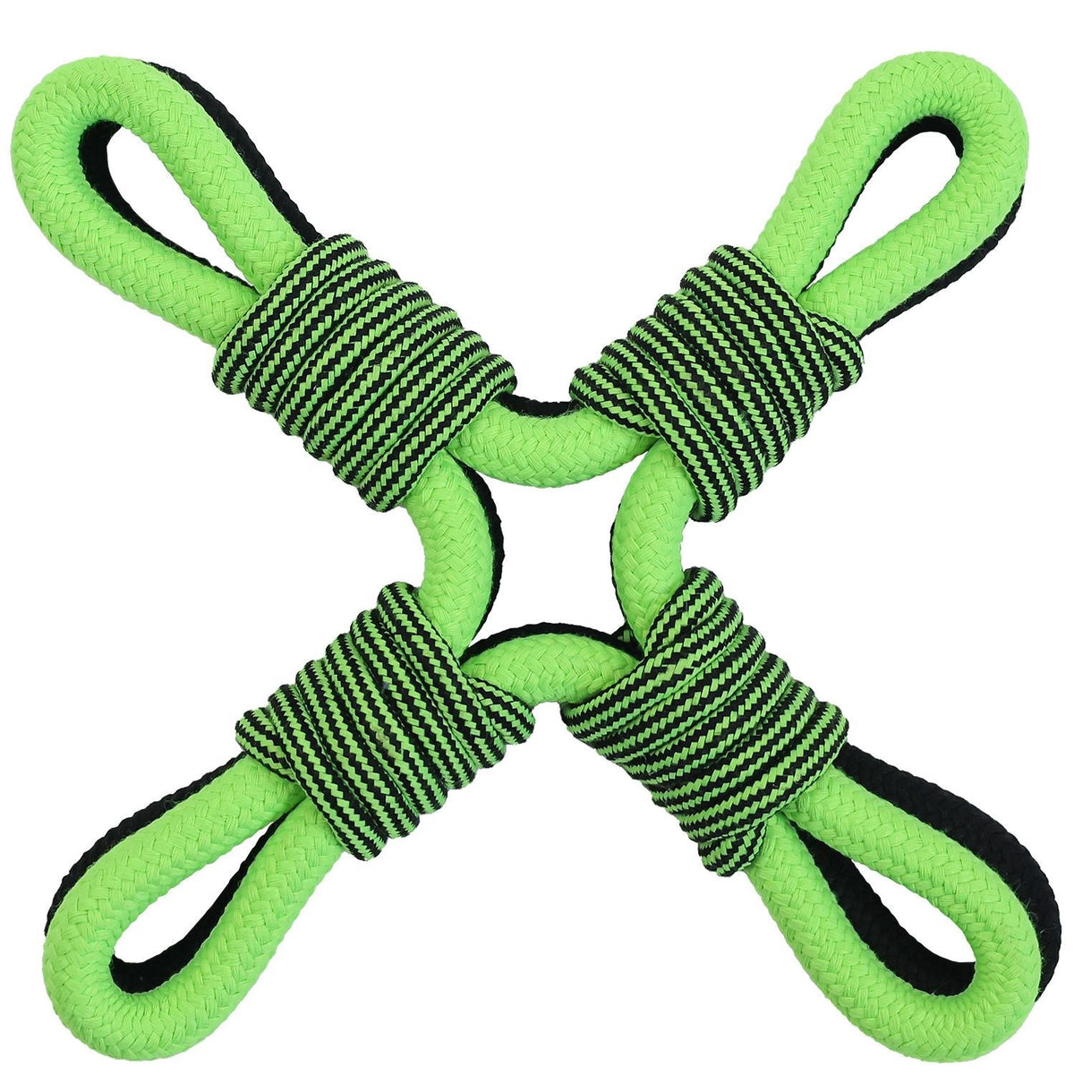 Jolly Pets Tik-Tak-Tugzz X rope toy