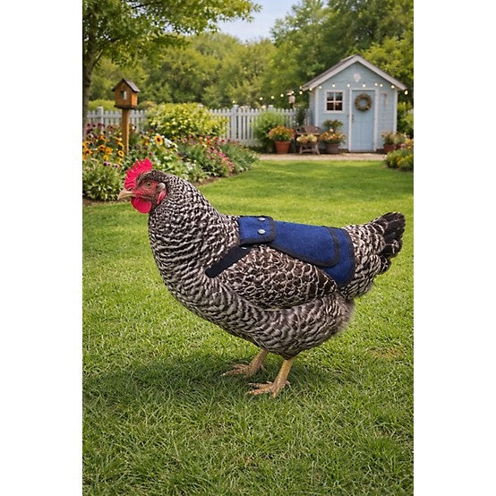 Rugged Ranch Chicken Saddle, blue