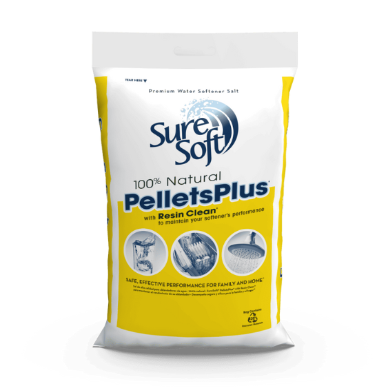 SureSoft Water Softener Salt with Resin Clean, 40 lb. — PelletsPlus with Resin Clean, 40 lb.