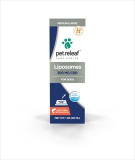 Pet Releaf CBD Liposome Hemp Oil 300 mg CBD for Dogs 1 oz. - The Farm Store