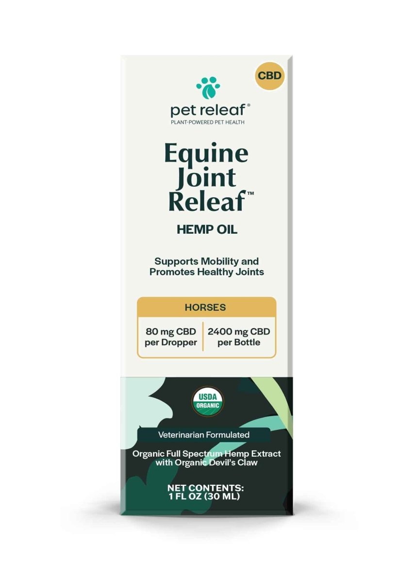 Pet Releaf Equine Joint Releaf Hemp Oil (2400 mg CBD per Bottle) - The Farm Store