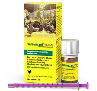 SAFE - GUARD DEWORMER FOR CHICKENS 3 ML - The Farm Store
