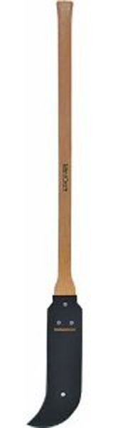 A 16-inch ditch bank blade featuring a long 40-inch hickory handle for heavy-duty cutting.