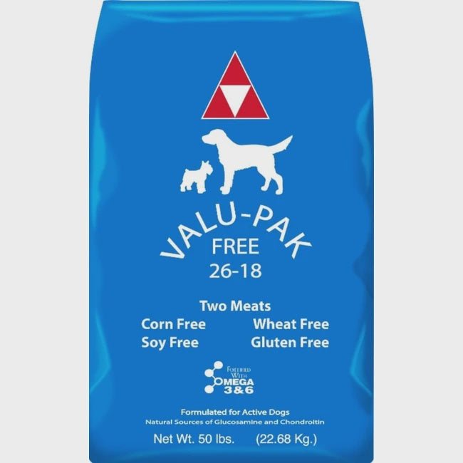 Valu - Pak FREE Active Dogs (Blue) 26 - 18, 50 lb - The Farm Store