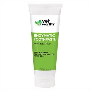 Vet Worthy Enzymatic Peanut Butter Flavored Toothpaste, 3 oz - The Farm Store
