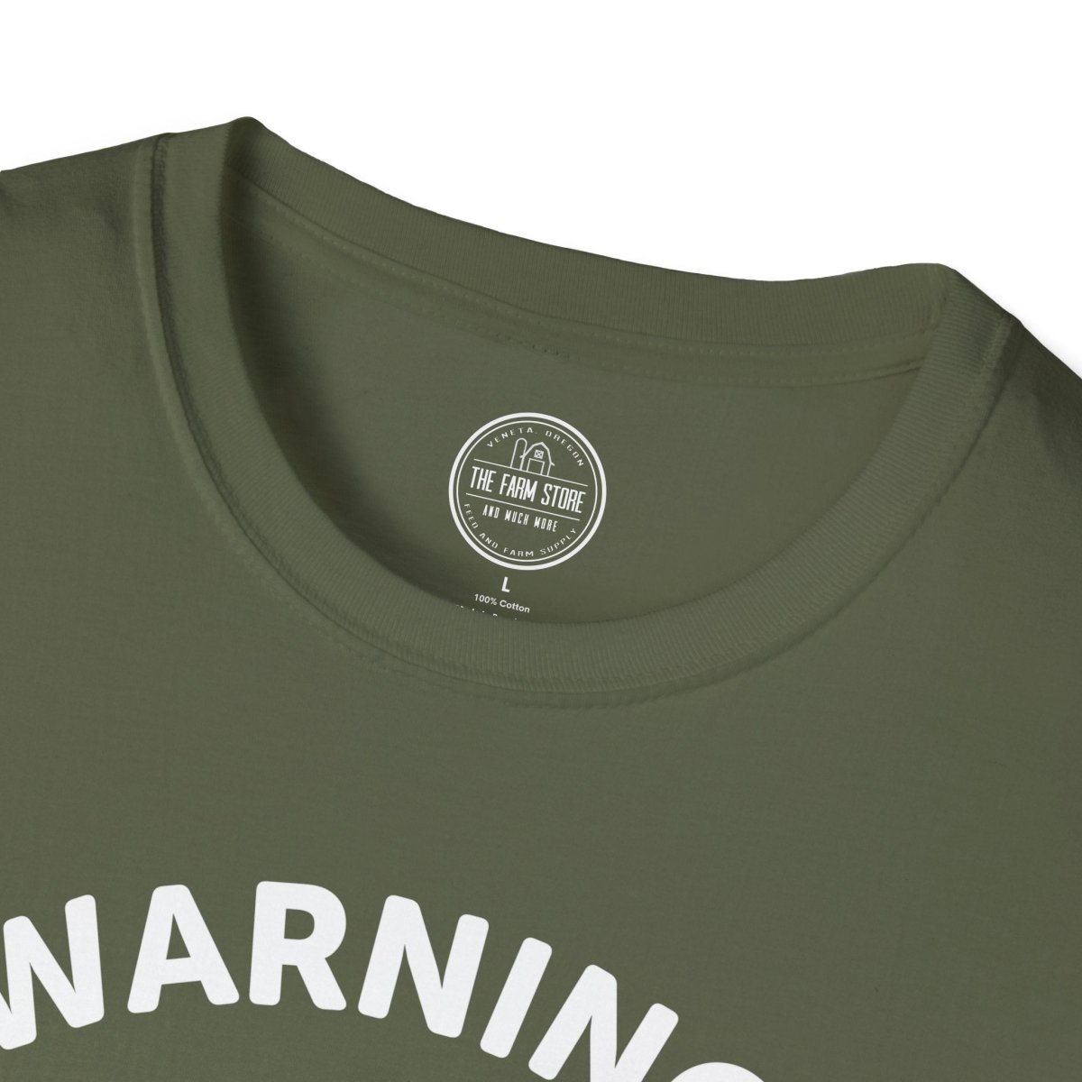 Warning May Spontaneously Talk About Chickens T-Shirt | Chicken Lover Tee - The Farm Store