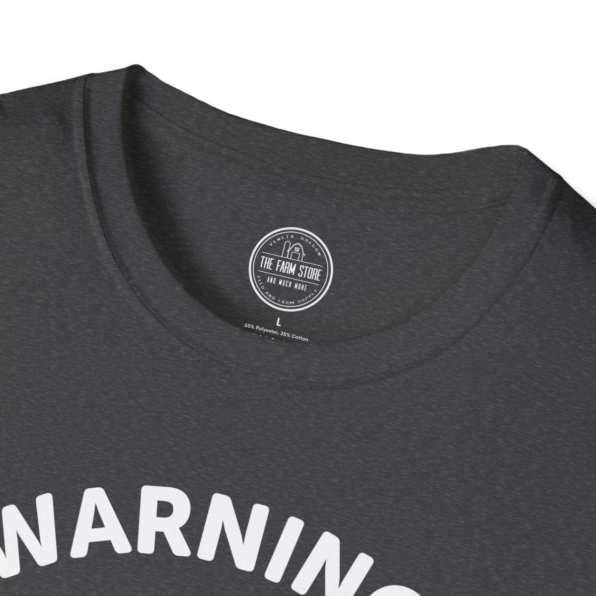 Warning May Spontaneously Talk About Chickens T-Shirt | Chicken Lover Tee - The Farm Store